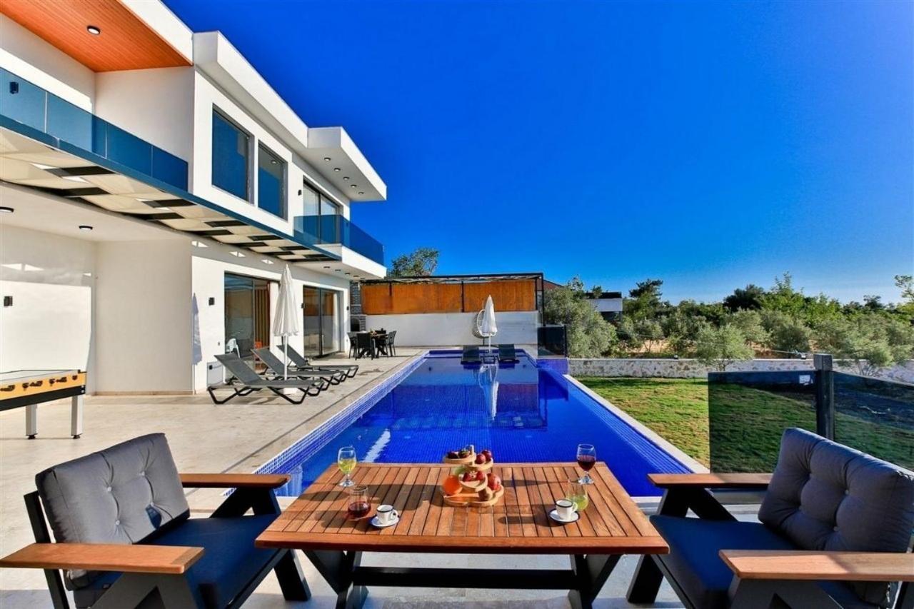 Villa Lycian-Kalkan 3 Bedroom-2 Jakuzzies-Sauna-Turkish Hamam-Huge Private Pool And Lovely Garden Каш Экстерьер фото